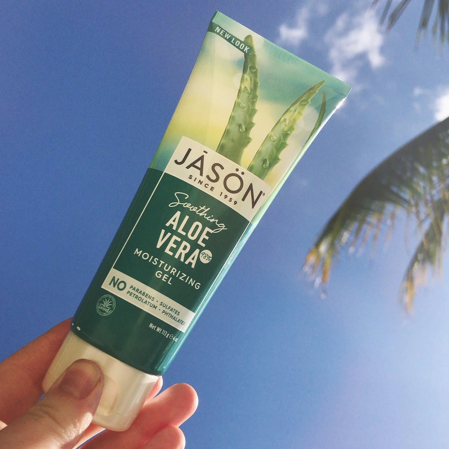 Jason Soothing 98% Aloe Vera Moisturizing Gel 4oz