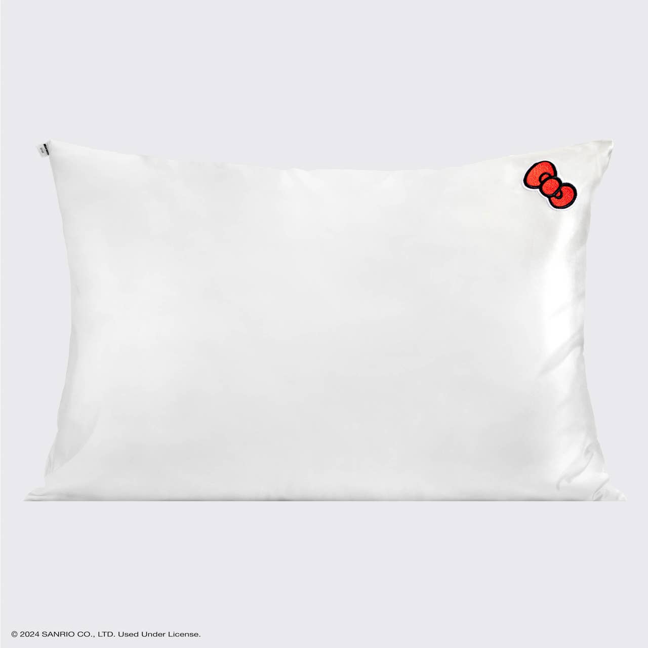 Kitsch x Hello Kitty Pillowcase - Solid Ivory Kitty Bow