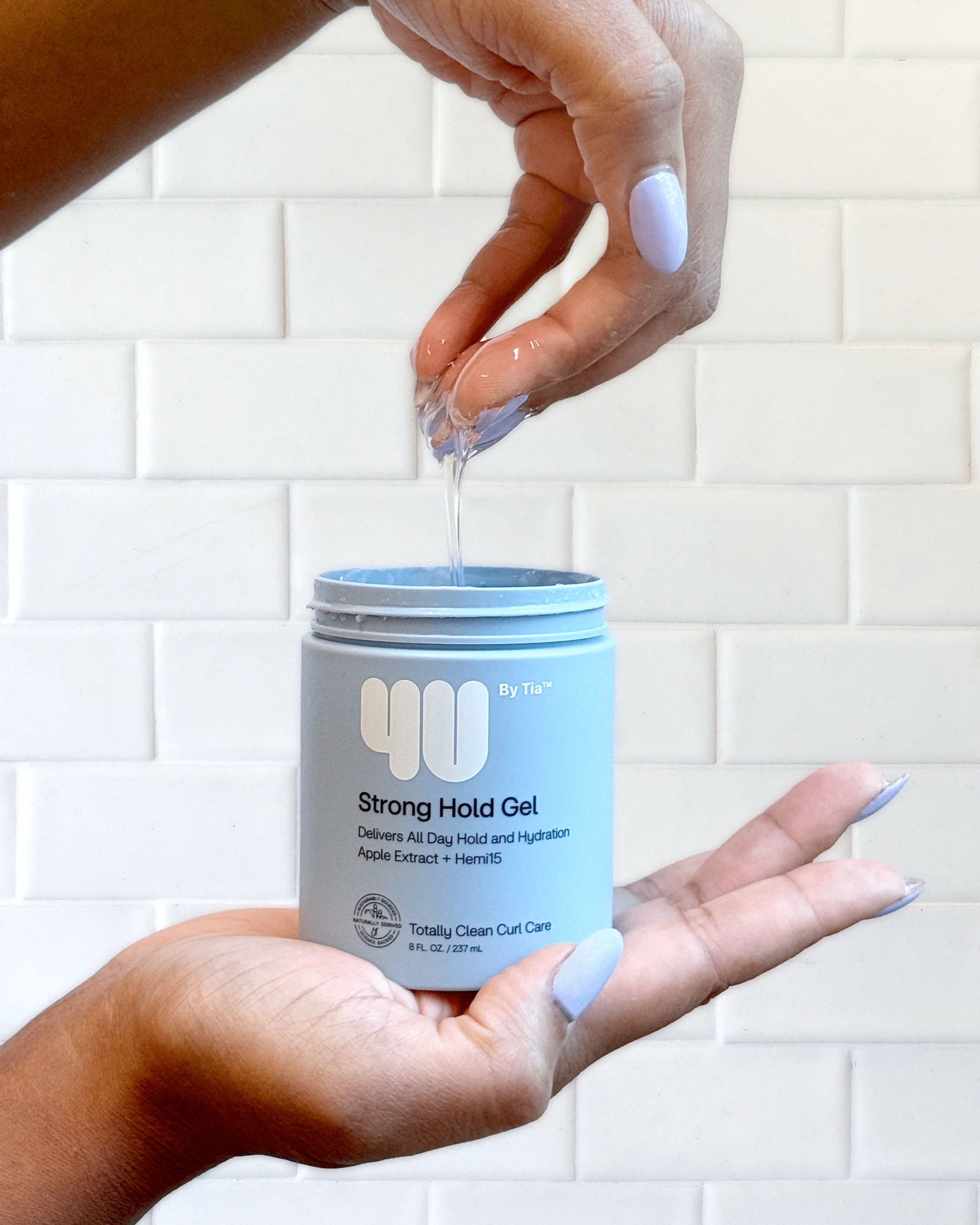 4U by Tia Strong Hold Hair Gel 8oz