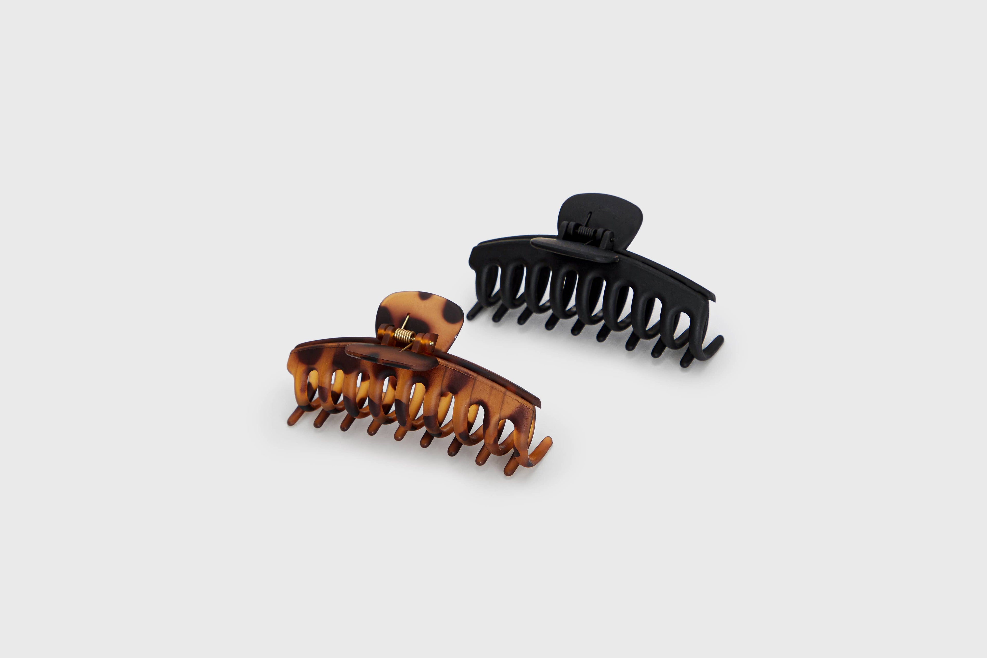 Kitsch Recycled Plastic Oversized Claw Clips 2pc Set