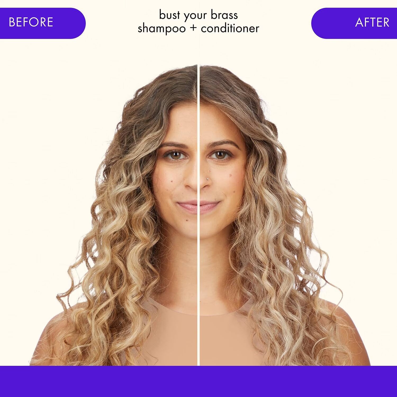 Amika Bust Your Brass Cool Blonde Repair Shampoo