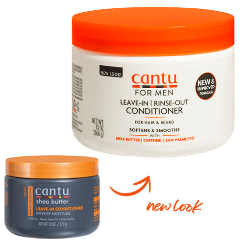 Cantu Men's Leave-In/Rinse Out Conditioner 13oz