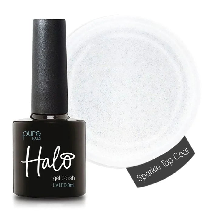 Halo Gel Polish Sparkle Top Coat 8ml