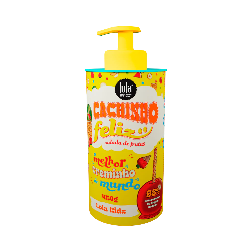 Lola From Rio Cachinho Feliz Happy Curls Fruit Salad Creme Detangling Cream For Kids 450g