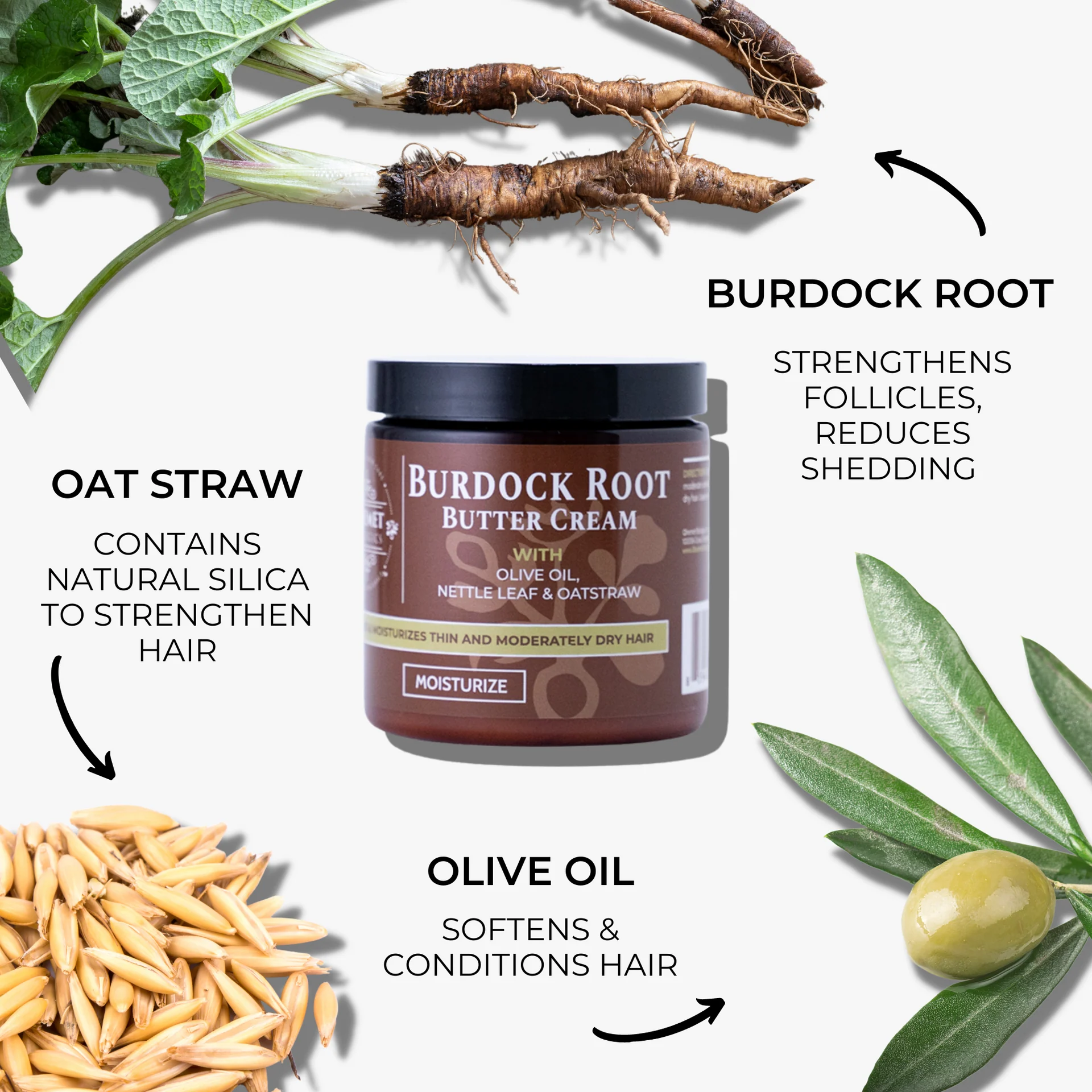 Qhemet Biologics Burdock Root Butter Cream