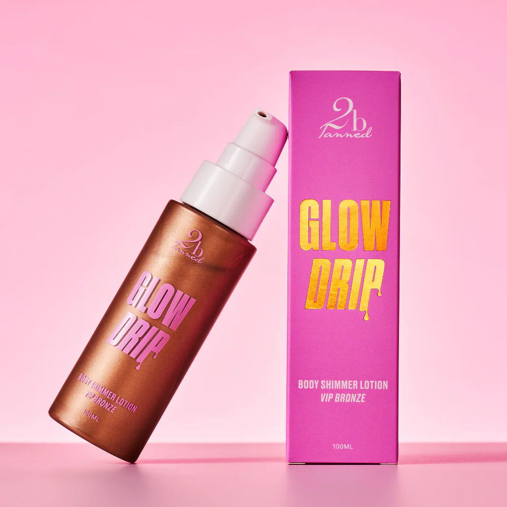 2bTanned Glow Drip Body Shimmer Lotion 100ml