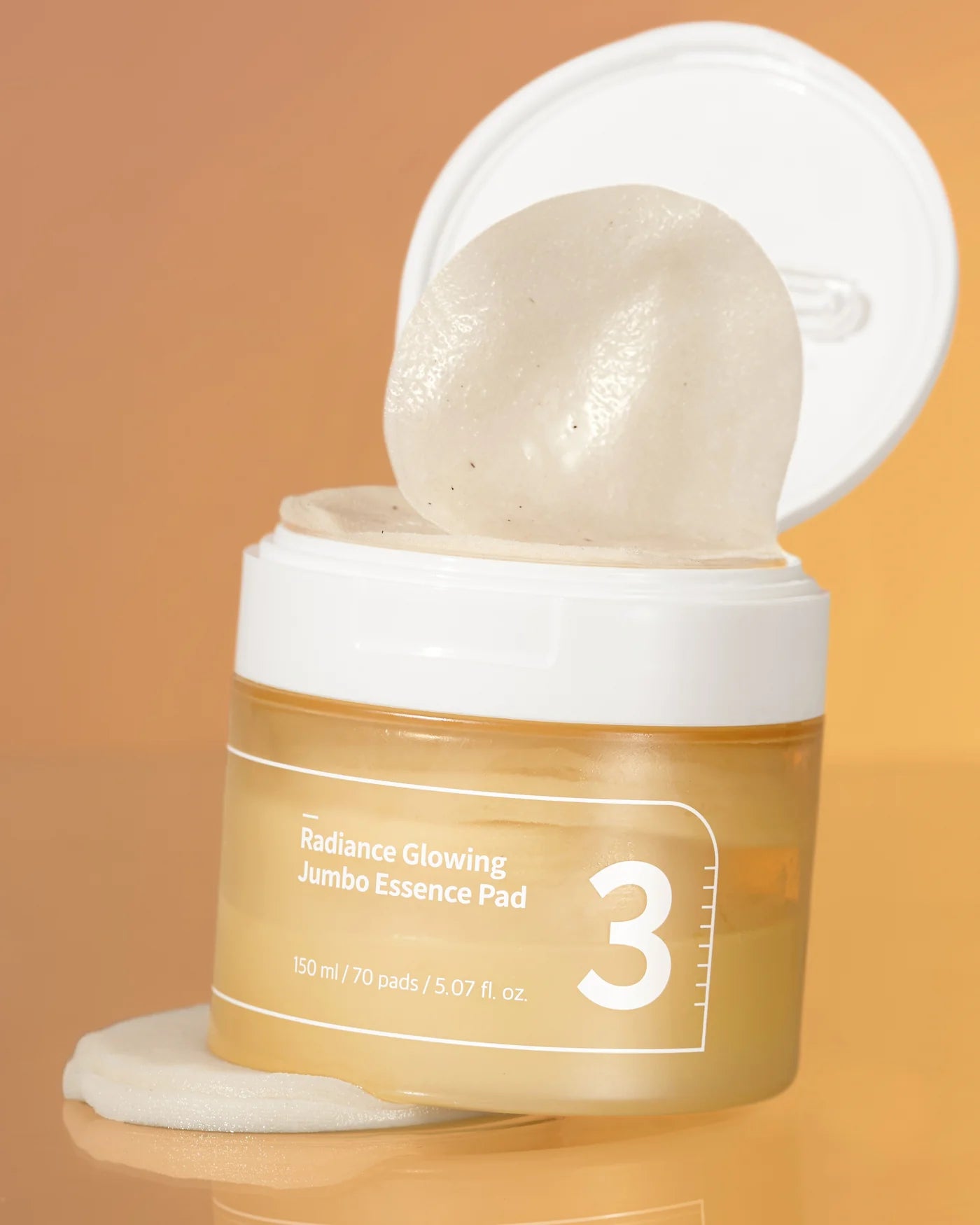 Numbuzin No.3 Radiance Glowing Jumbo Essence Pads 70 pads