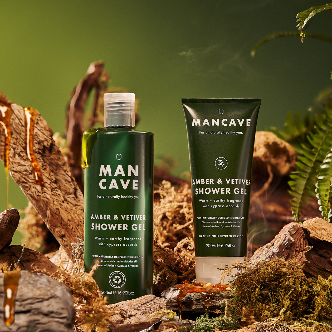 ManCave Amber & Vetiver Shower Gel 200ml