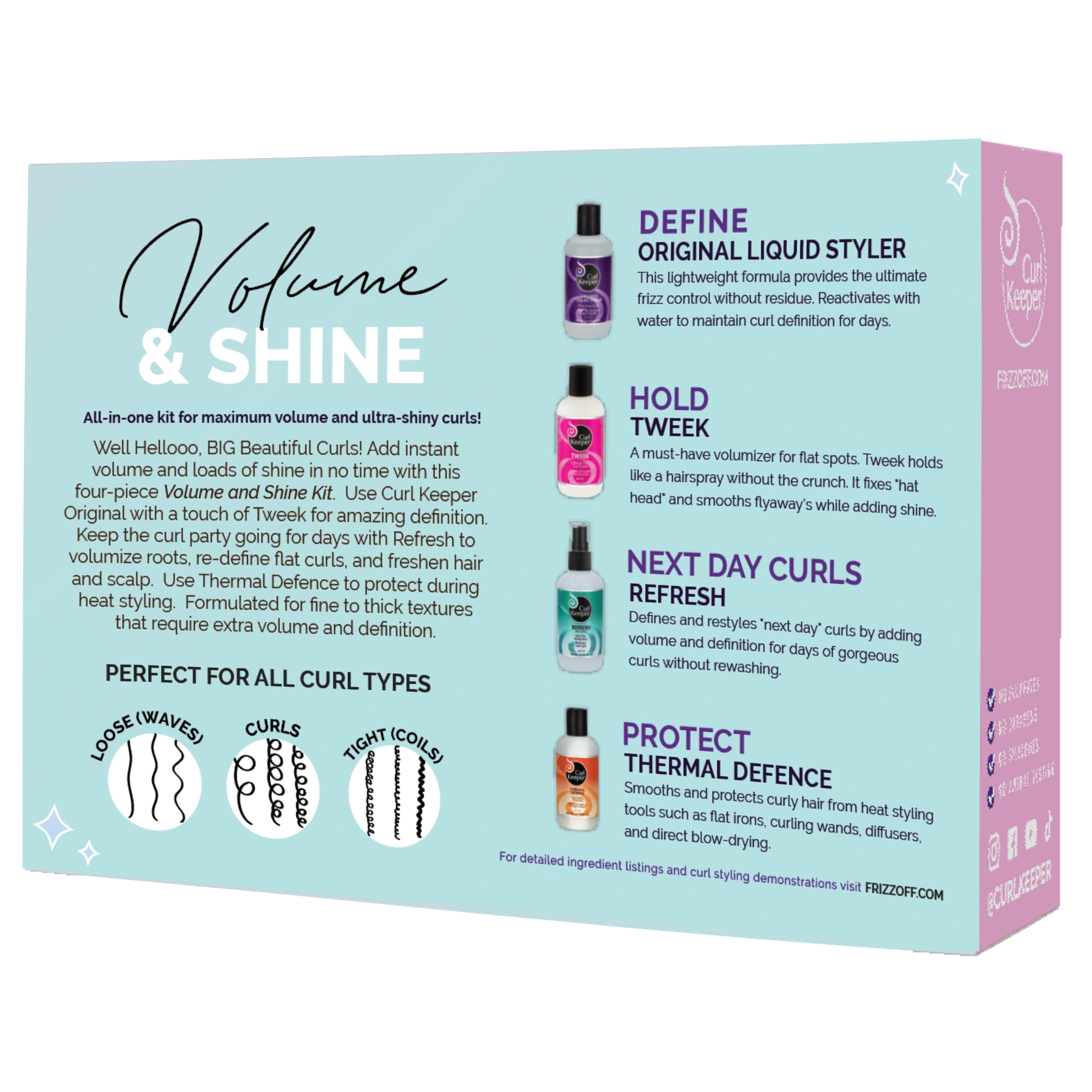 Curl Keeper Volume & Shine Kit