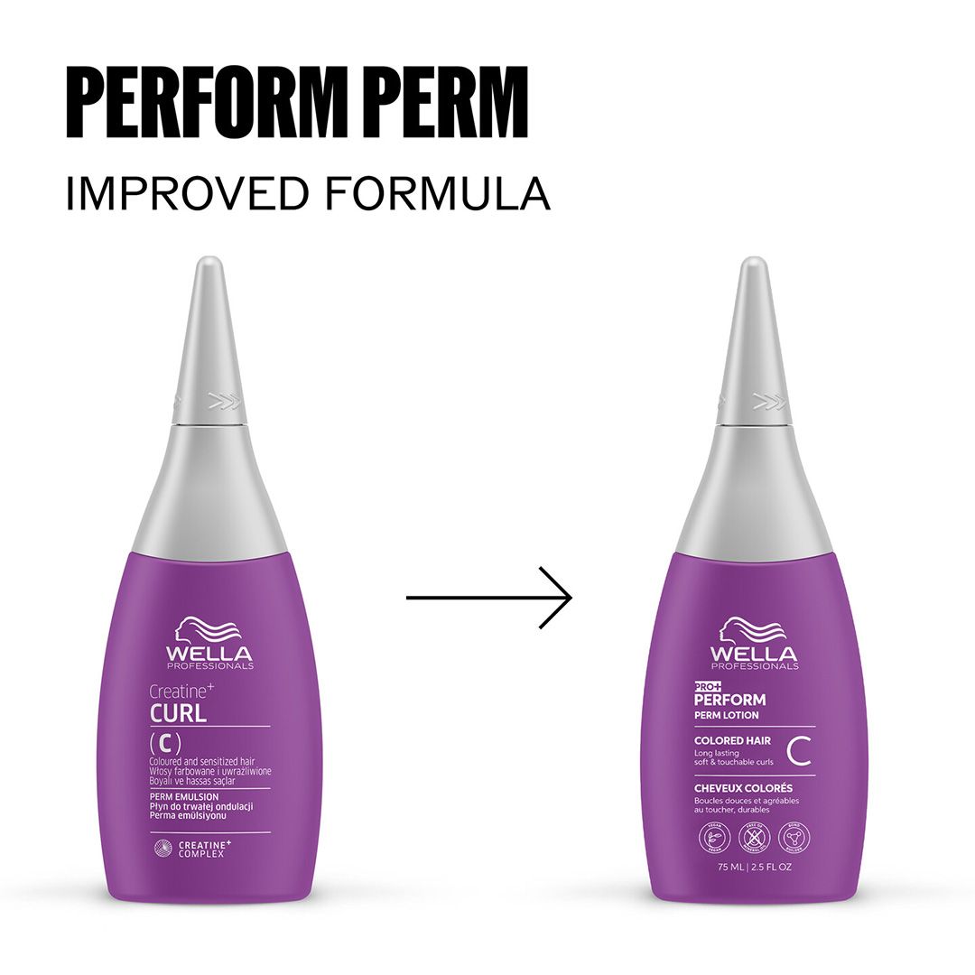 Wella Professional Pro+ Perform Perm Lotion Coloured Hair (C) 75ml