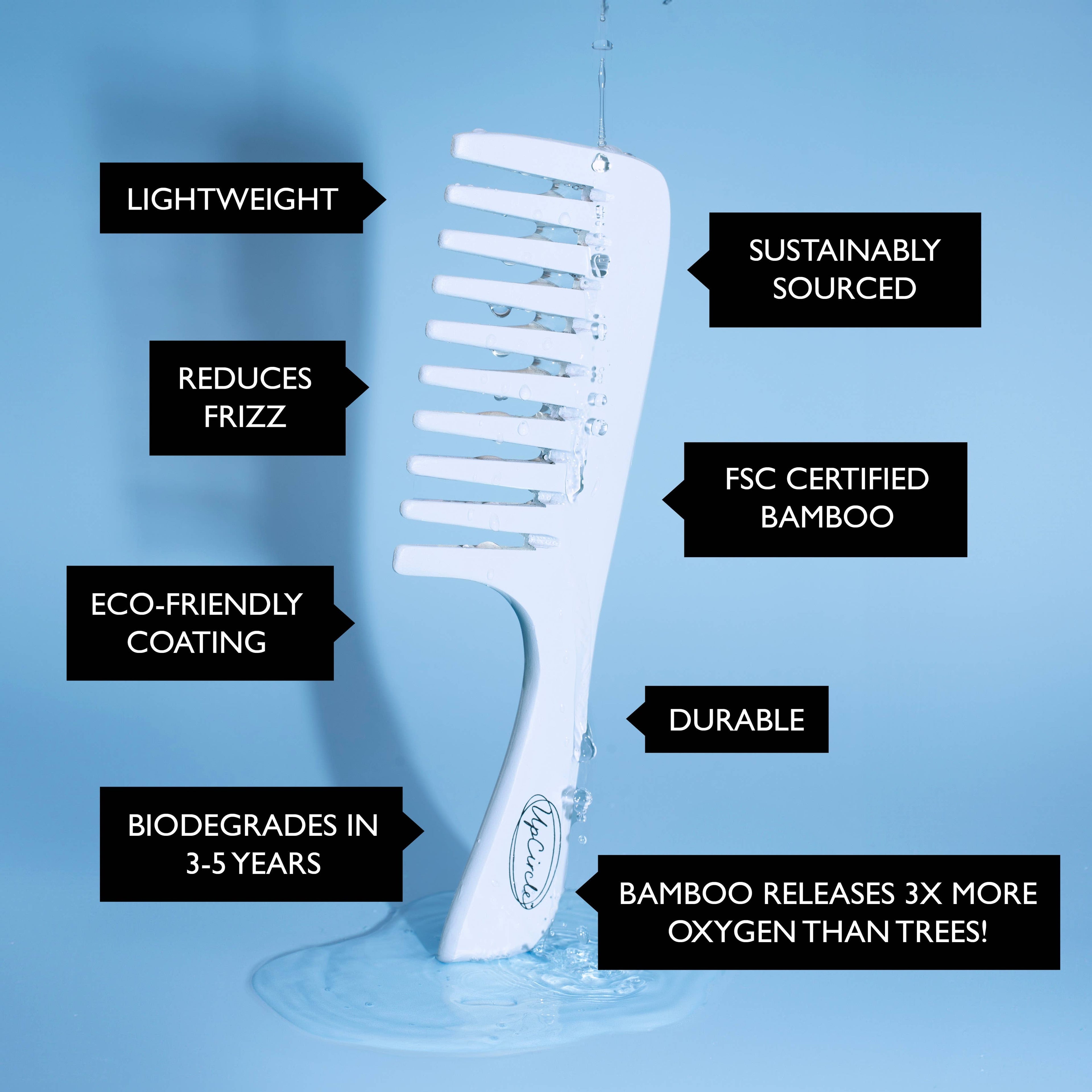UpCircle Bamboo Wide Tooth Comb