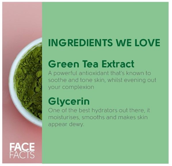 Facefacts Nourishing Green Tea Illuminating Jelly Mask
