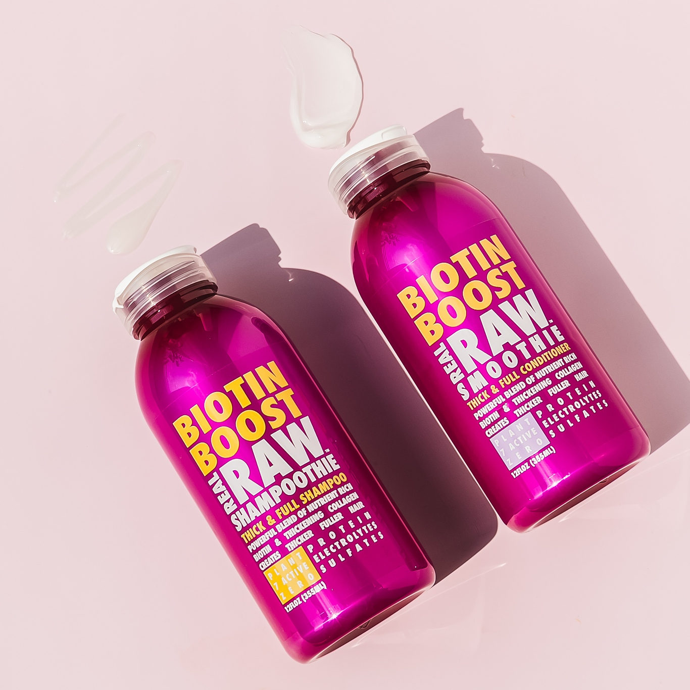 Real Raw Shampoothie Biotin Boost Thick & Full Shampoo 12oz