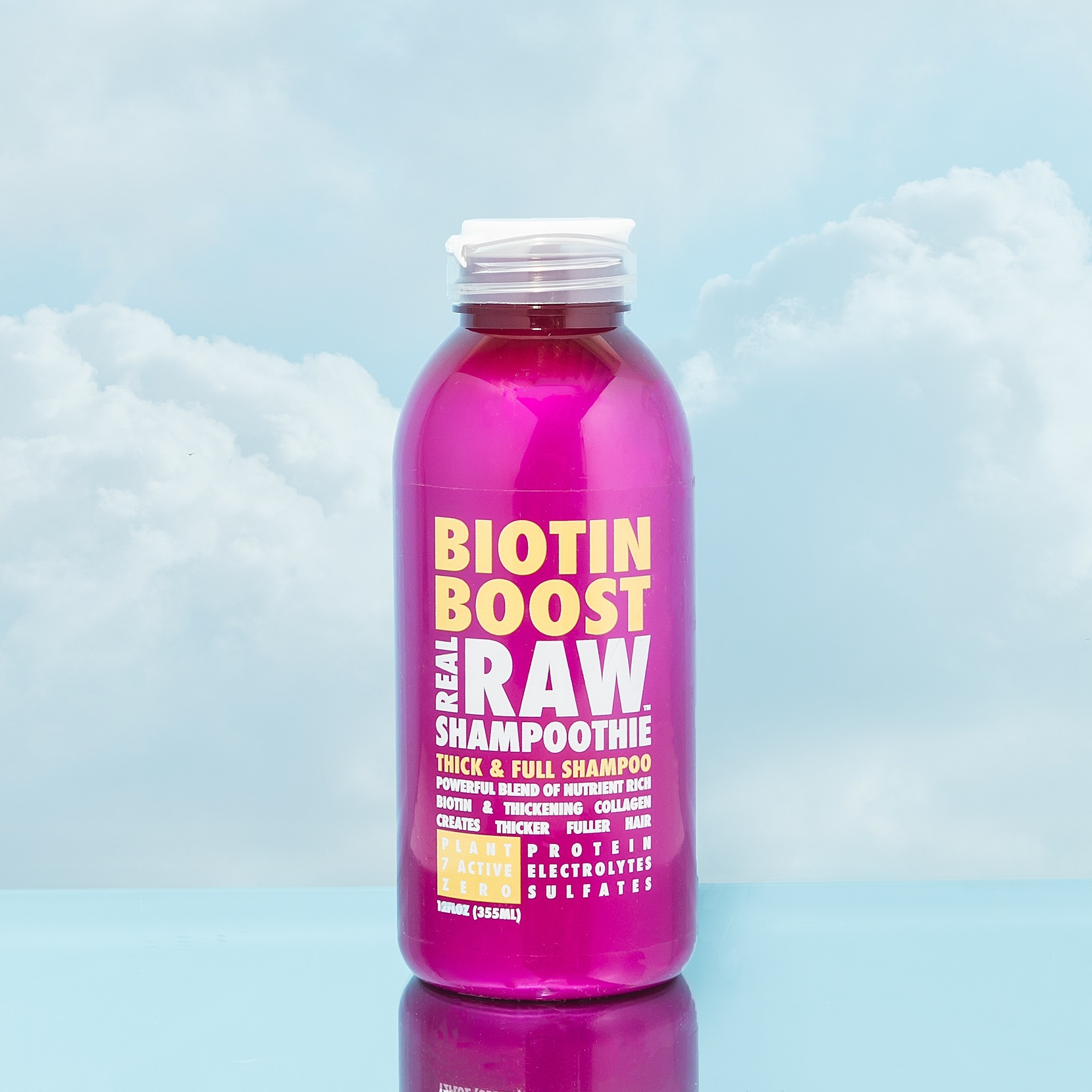 Real Raw Shampoothie Biotin Boost Thick & Full Shampoo 12oz