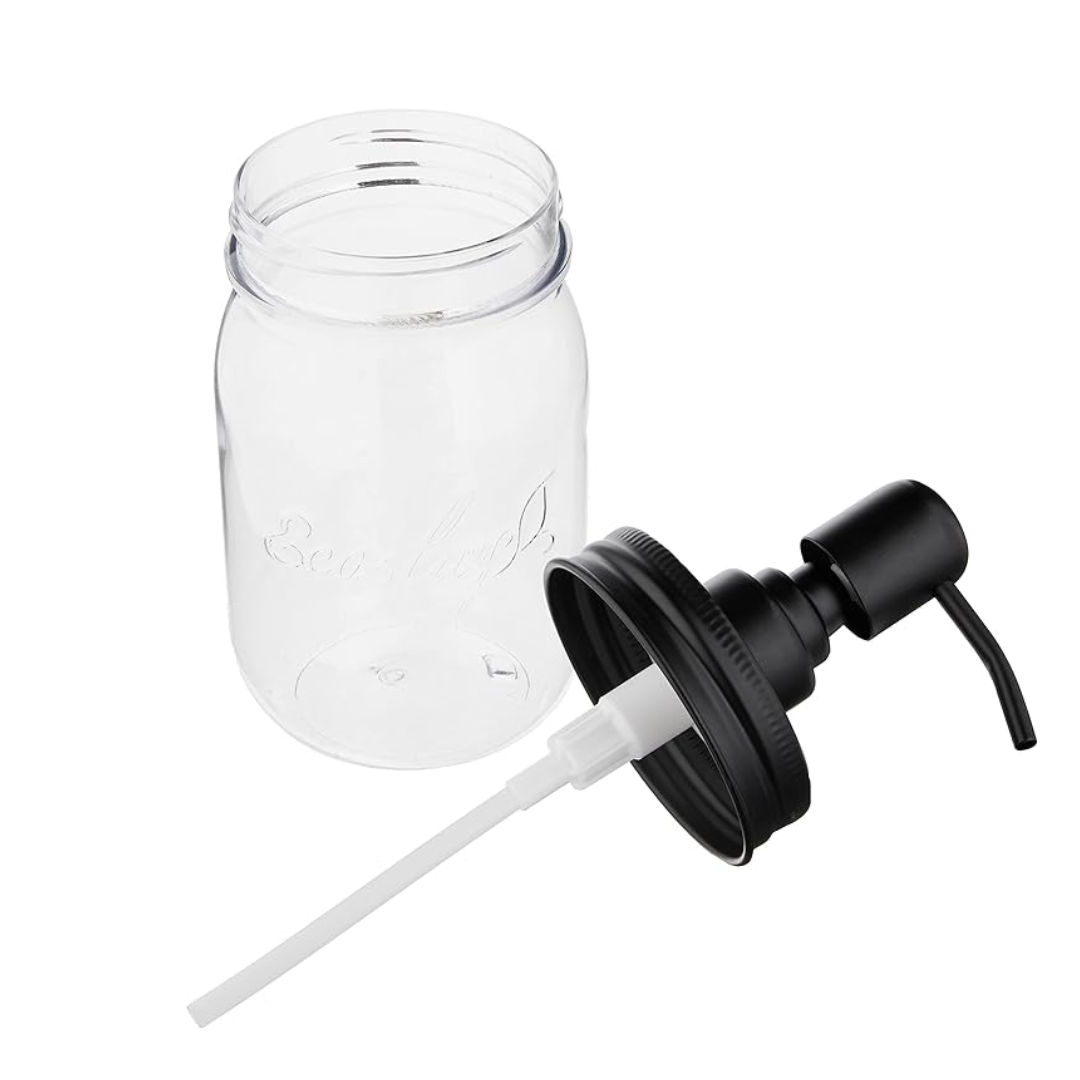 Ecoslay Reusable Mason Jar and Pump Top