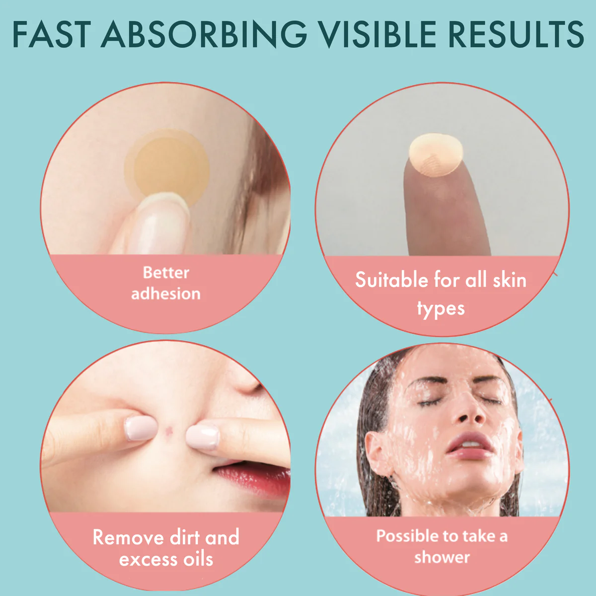 Nature Spell Clear My Spots Pimple Patches - 36 Translucent Hydrocolloid Patches