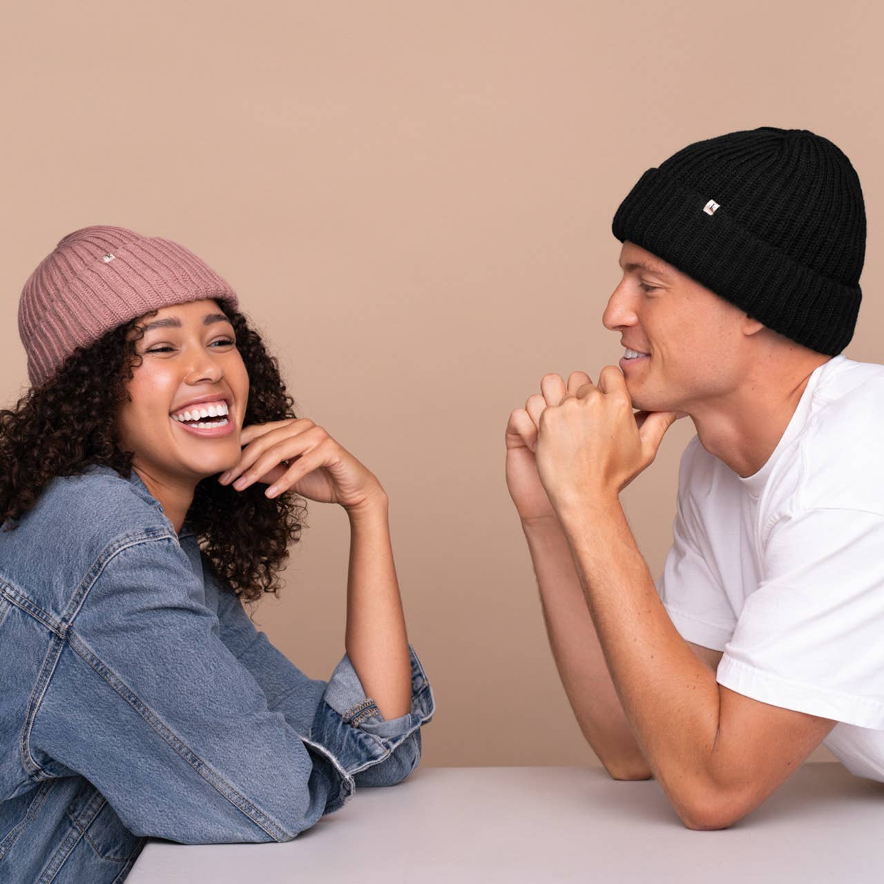 Kitsch Glazey™ Satin-Lined Beanie - Blush