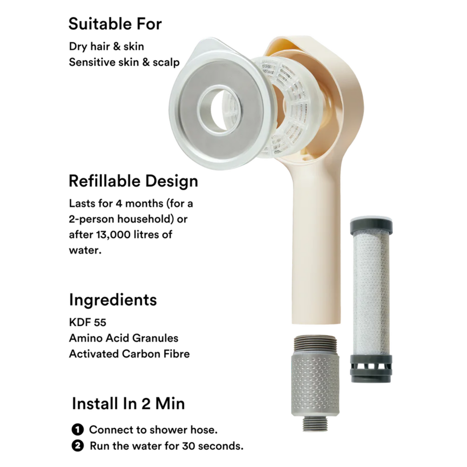 Hello Klean Purifying Shower Head