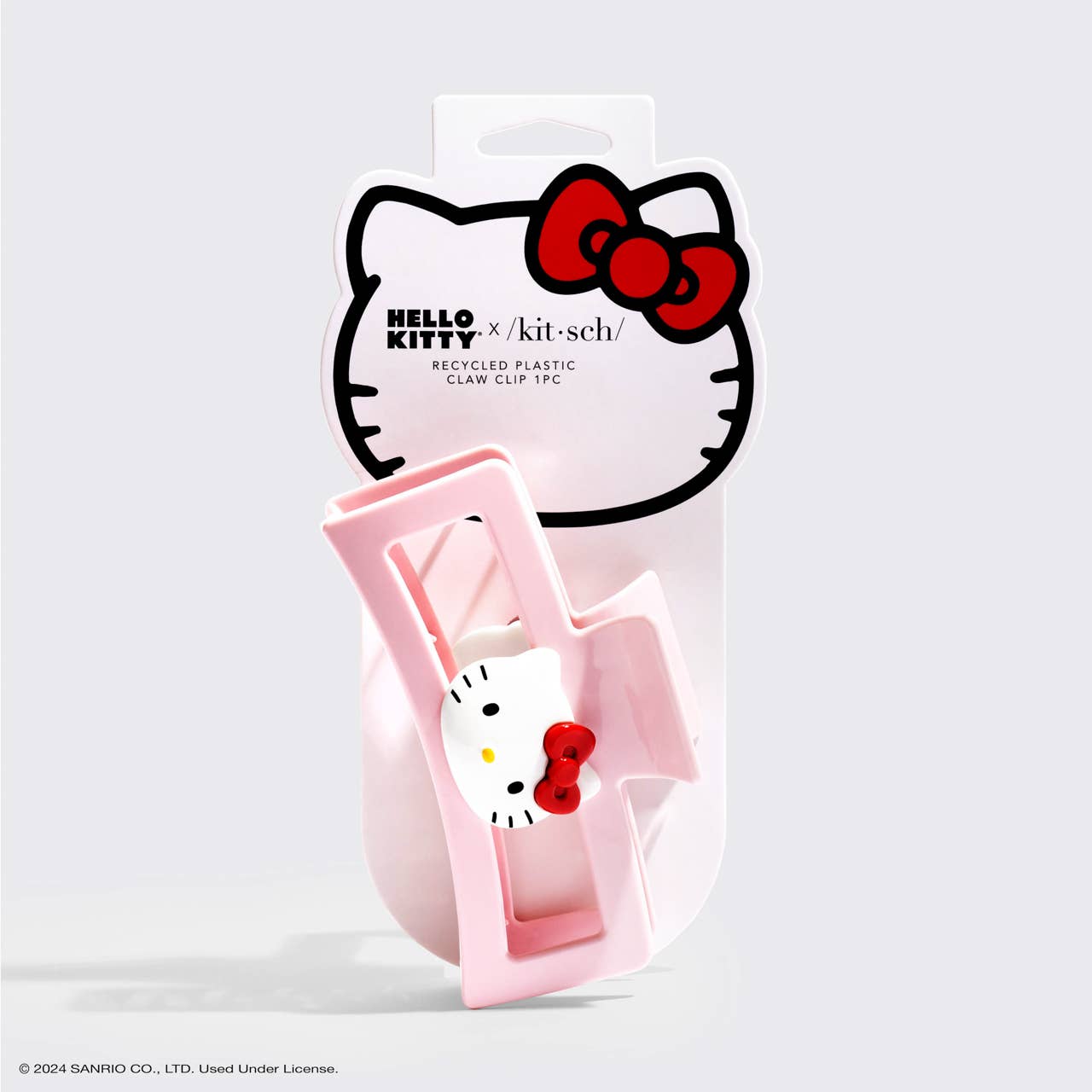 Kitsch x Hello Kitty Recycled Jumbo Open ClawClip-Kitty Face