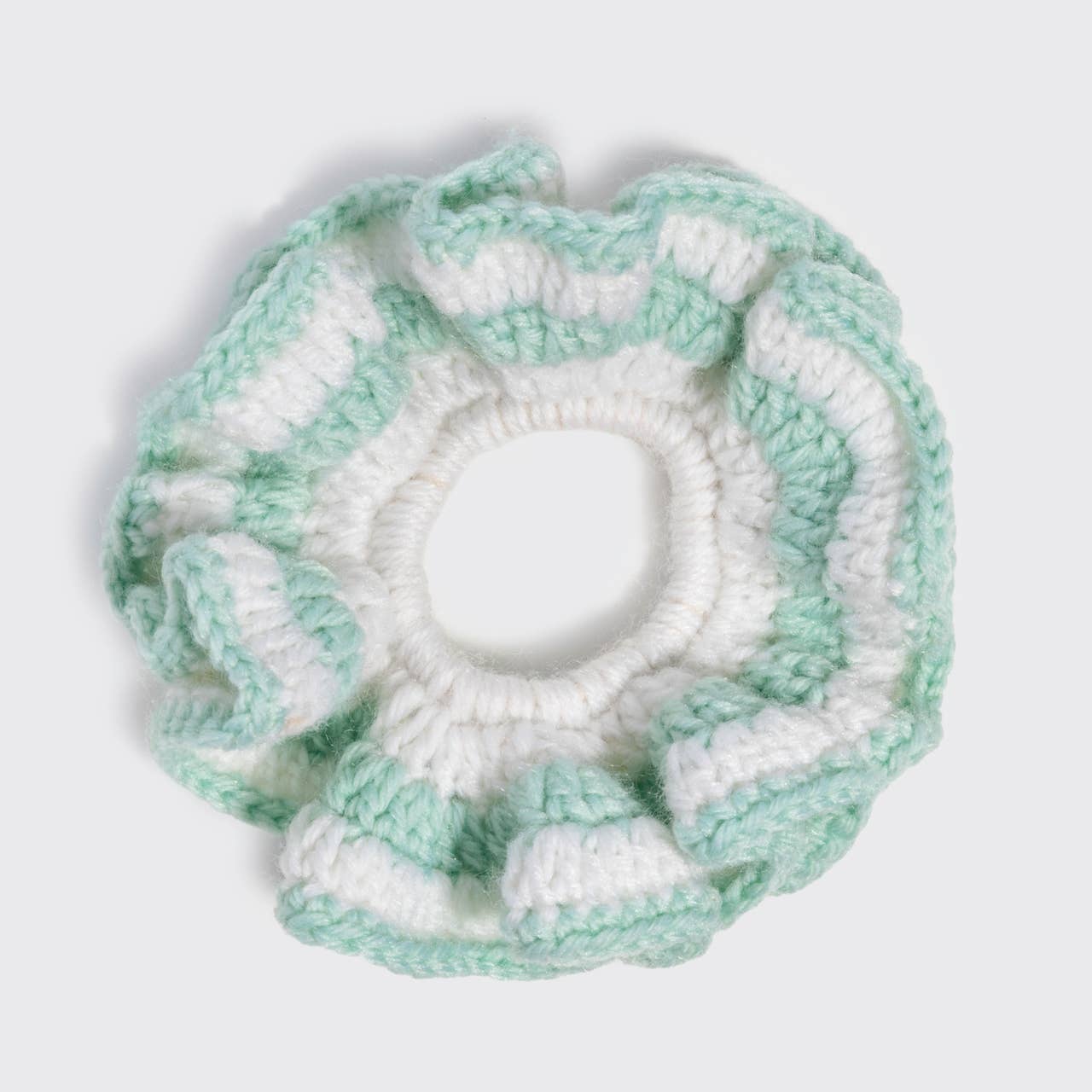 Kitsch Crochet Scrunchie - Seafoam Blue