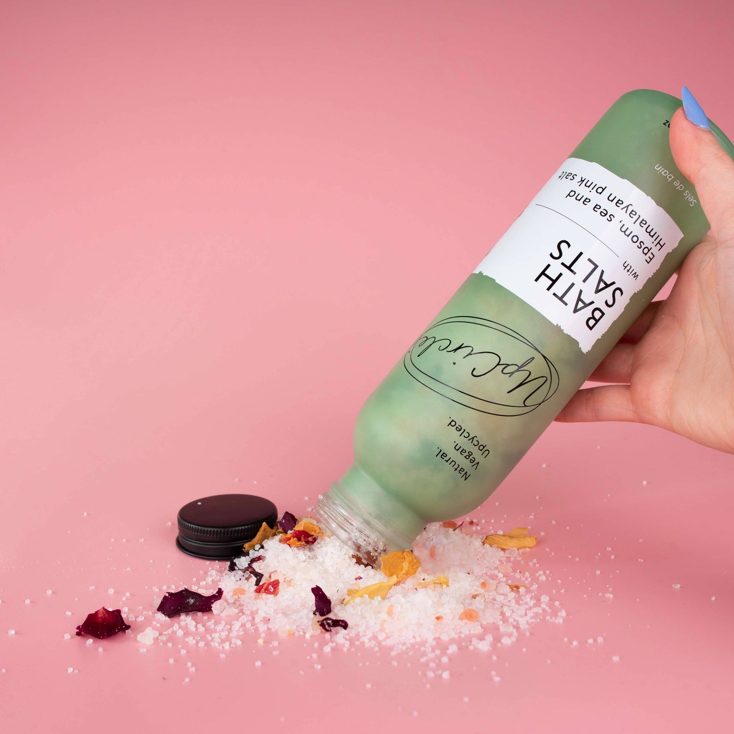 UpCircle Bath Salts with Epsom Sea & Himalayan Pink Salt 350g