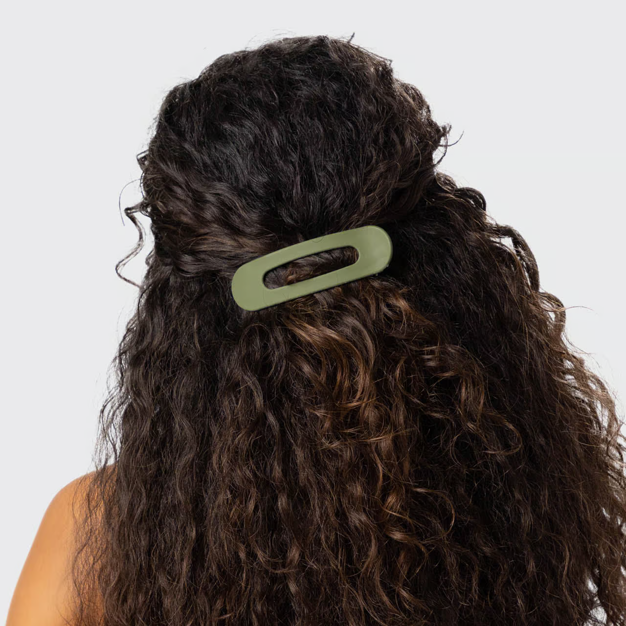 Kitsch Matte Flat Lay Claw Clip Flat 3pc - Eucalyptus