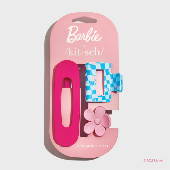 Kitsch Barbie x Kitsch Assorted Claw Clip Set 3pc