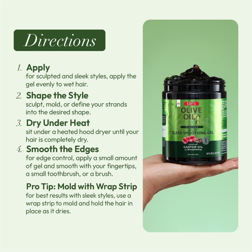 ORS Olive Oil Ultra HD Gel Sleek Smoothing 20oz