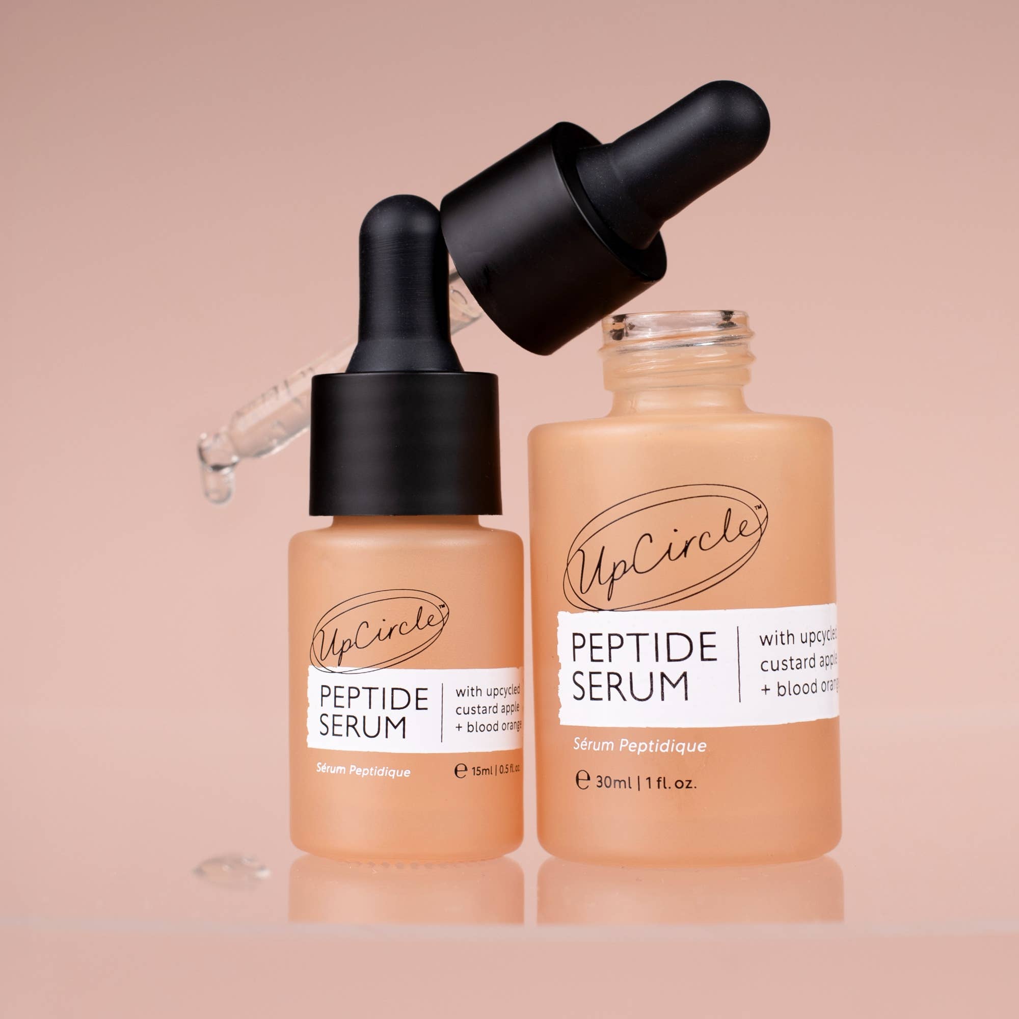Upcircle Peptide Serum with Custard Apple + Blood Orange