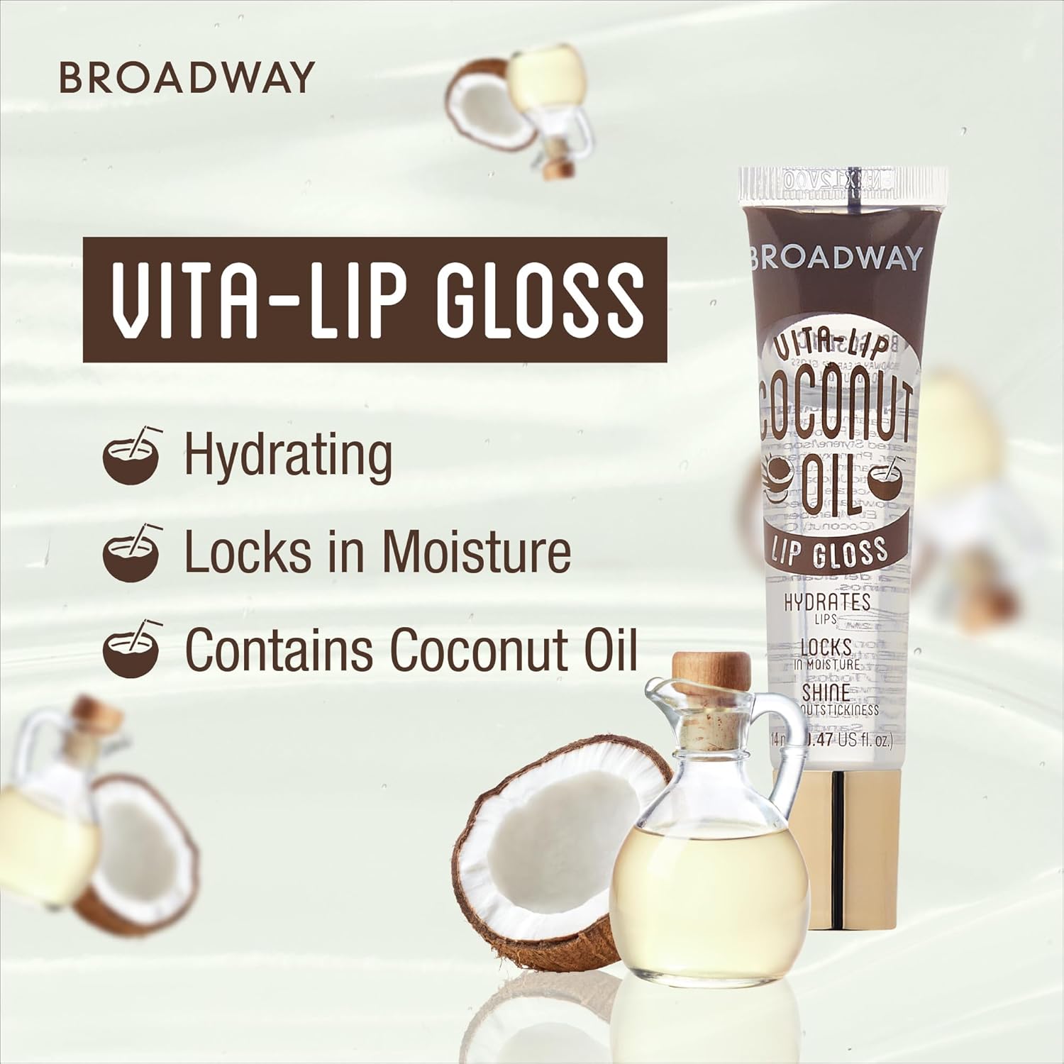 Broadway Vita-Lip Clear Lip Gloss 14ml