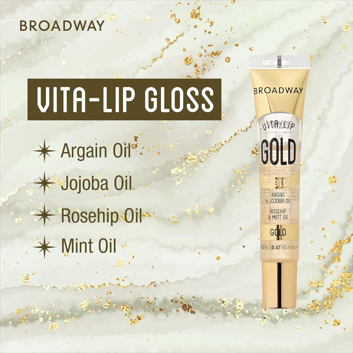 Broadway Vita-Lip Clear Lip Gloss 14ml