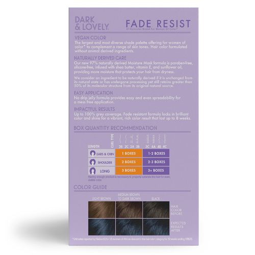 Softsheen Carson Dark & Lovely® Fade Resist Rich Conditioning Color 382 MIDNIGHT BLUE