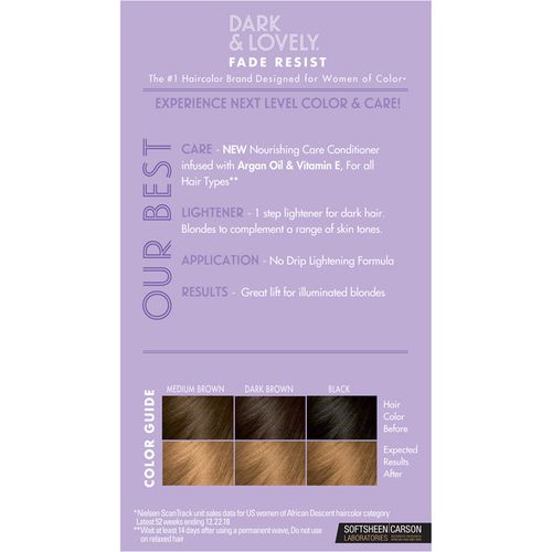 Softsheen Carson Dark & Lovely® Fade Resist Rich Conditioning Color 384 LIGHT GOLDEN BLONDE