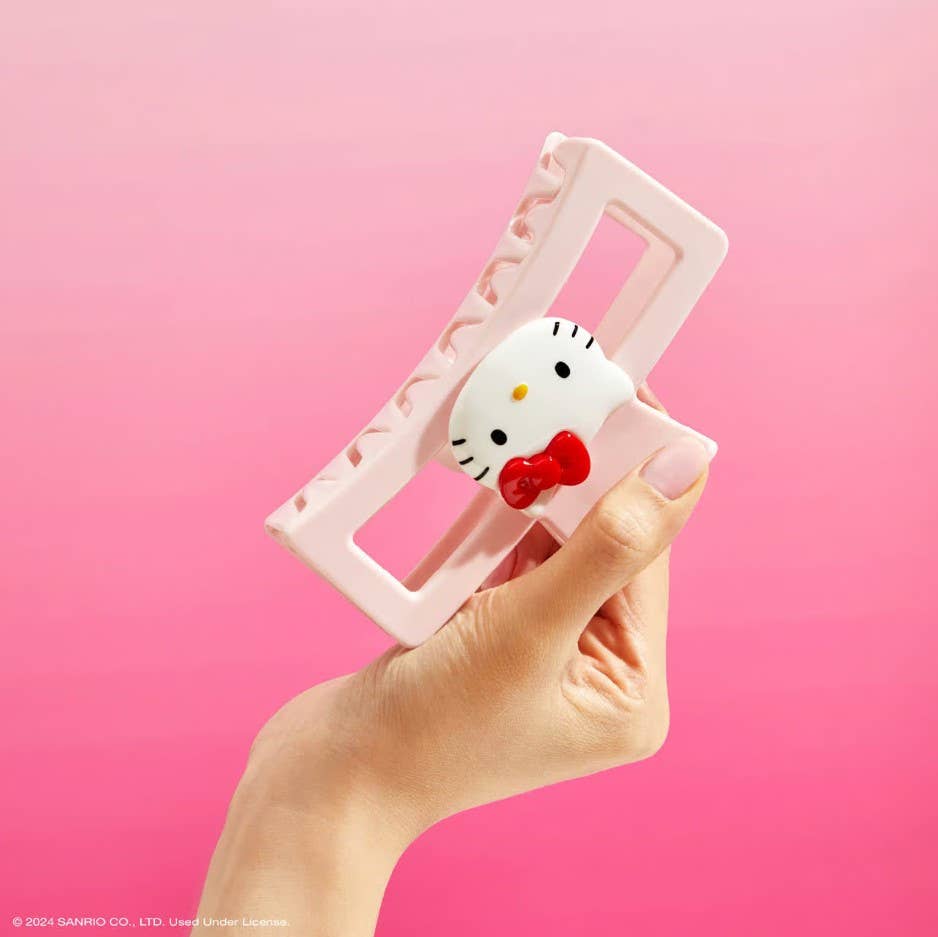 Kitsch x Hello Kitty Recycled Jumbo Open ClawClip-Kitty Face