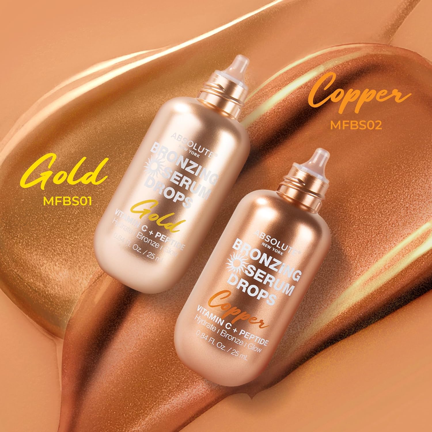 Absolute New York Bronzing Serum Drops 25ml