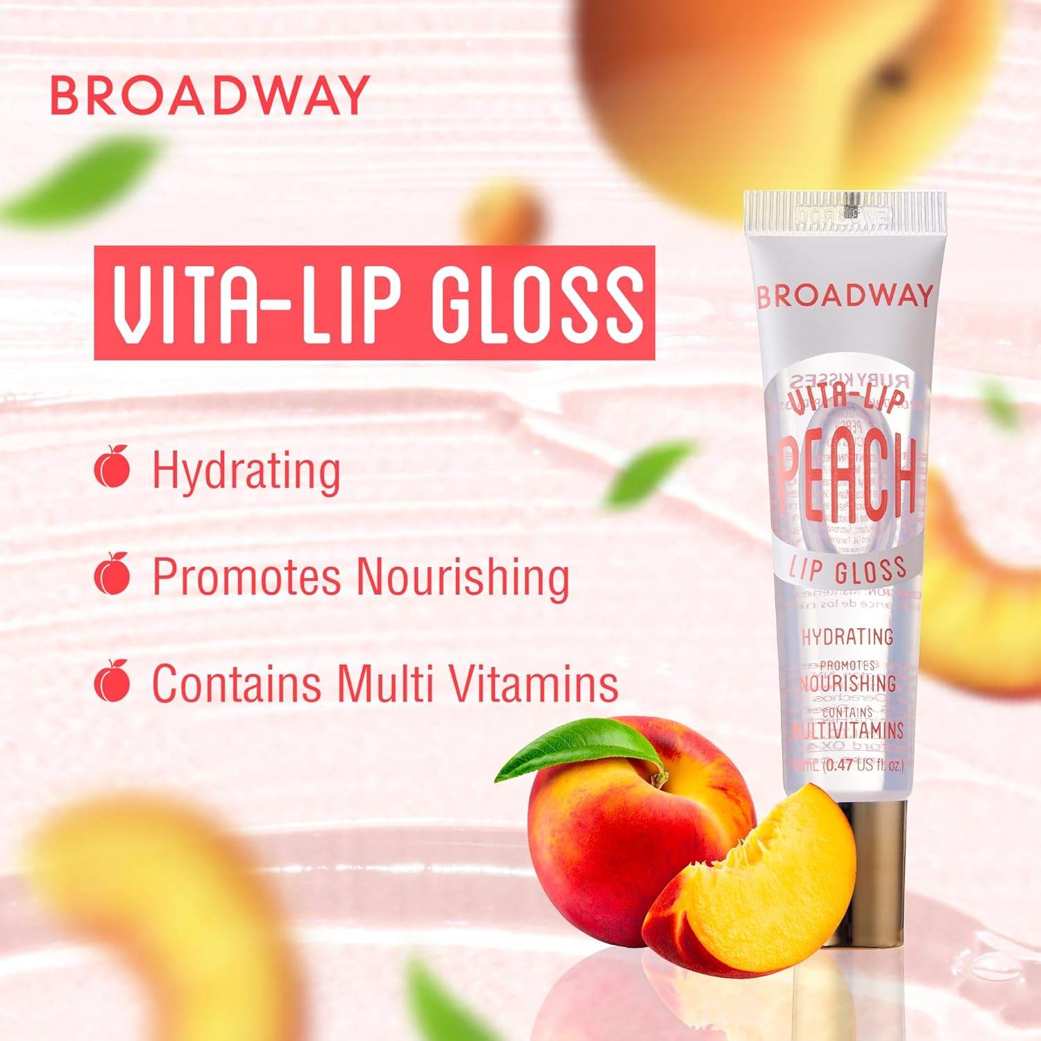 Broadway Vita-Lip Clear Lip Gloss 14ml