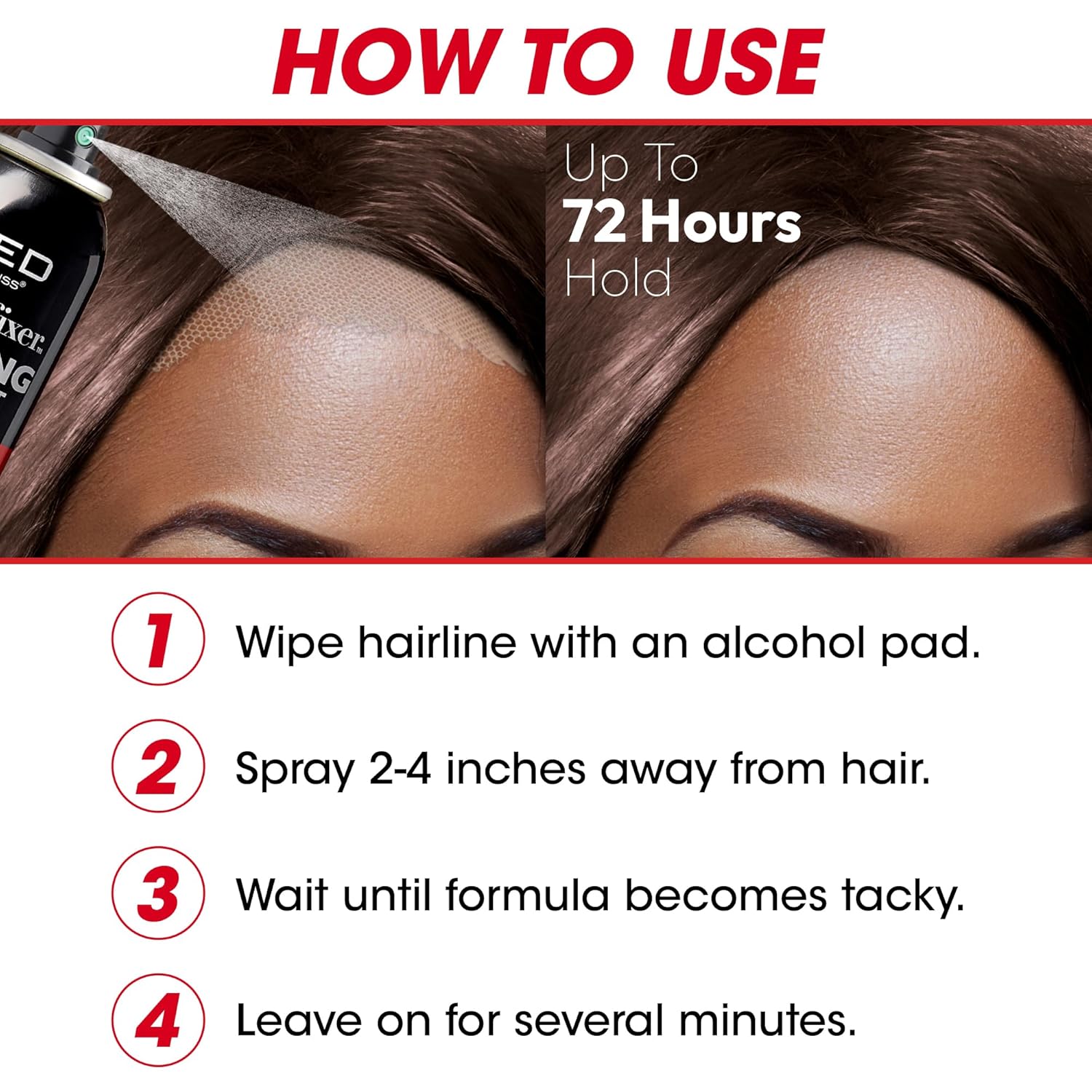 Red By Kiss Styler Fixer Melting Lace Melt Spray