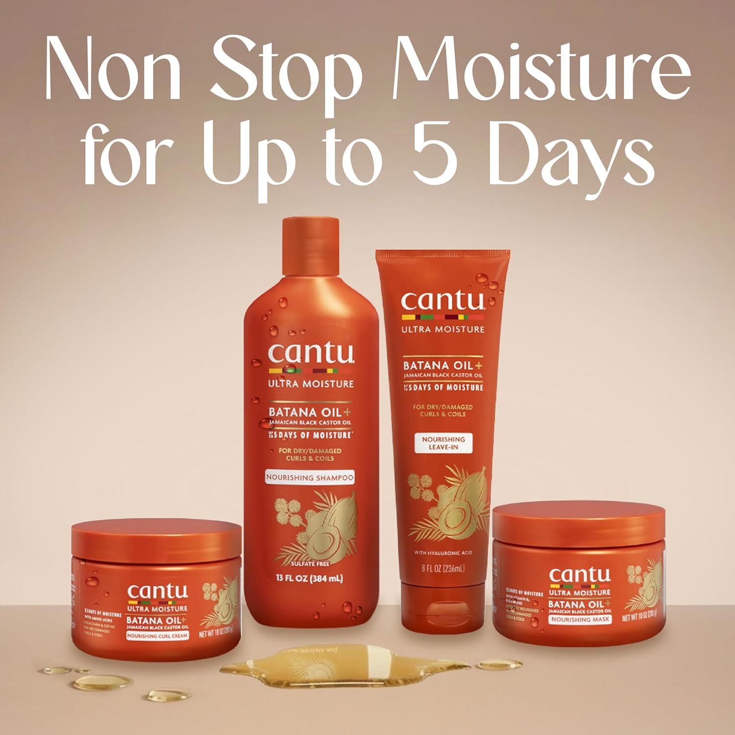 Cantu Ultra Moisture Batana Oil + Jamaican Castor Oil Nourishing Mask 10oz