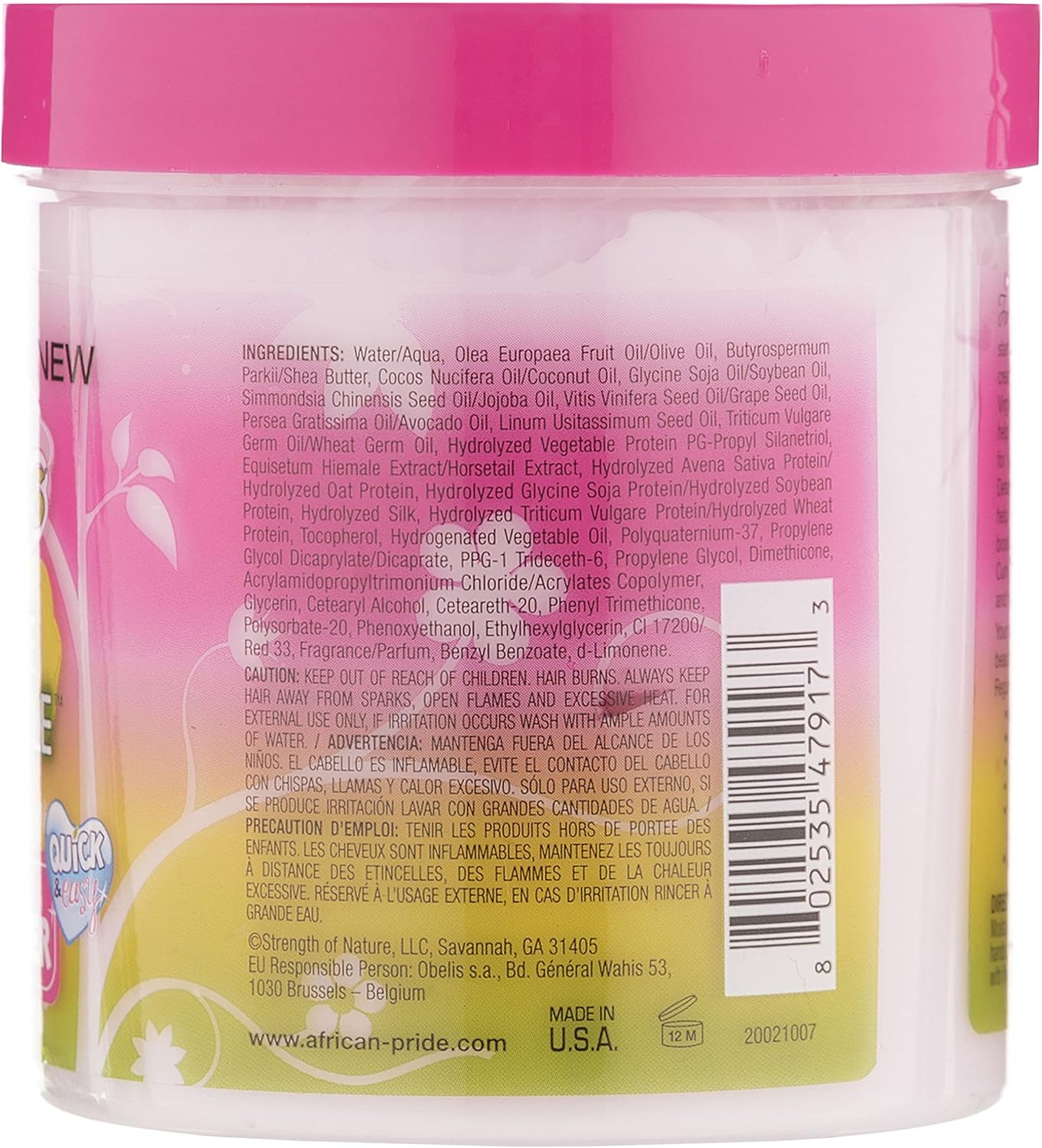 African Pride Dream Kids Olive Miracle Detangling Moisturising Leave-In Conditioner 15oz