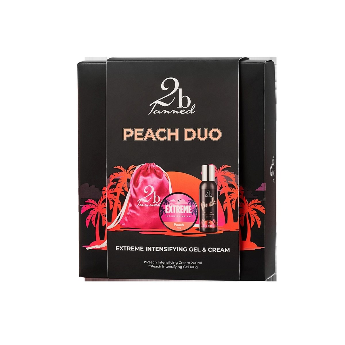2bTanned Peach Duo Extreme Intensifying Gel & Cream Gift Set