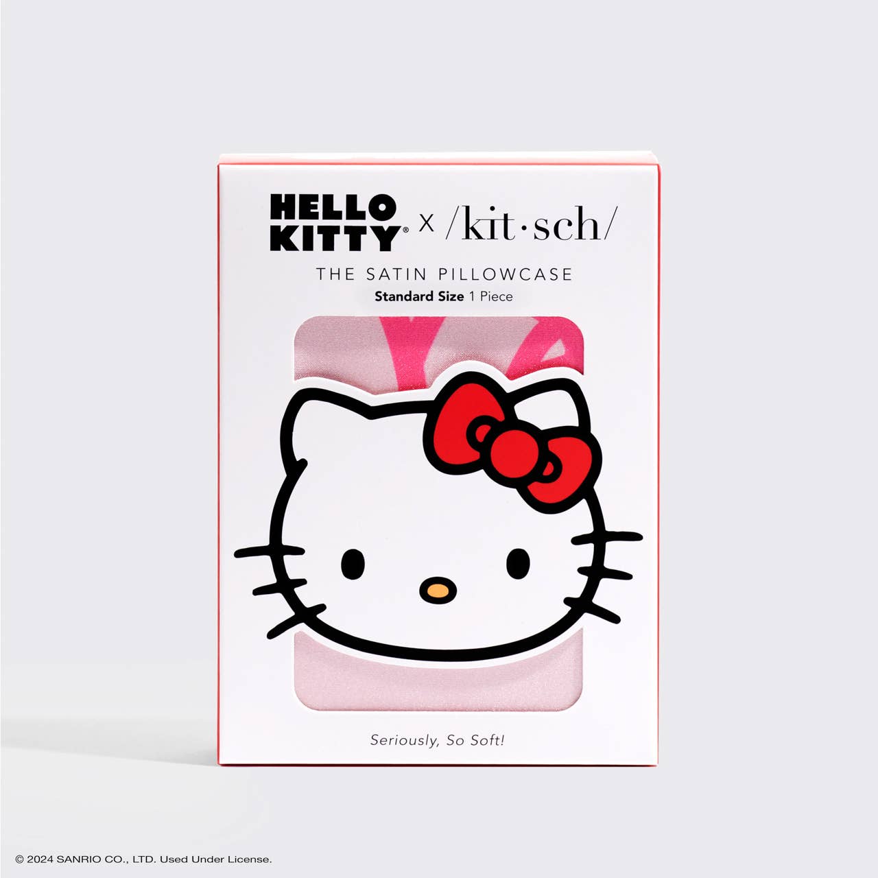 Kitsch x Hello Kitty Pillowcase - Pink Kitty Faces