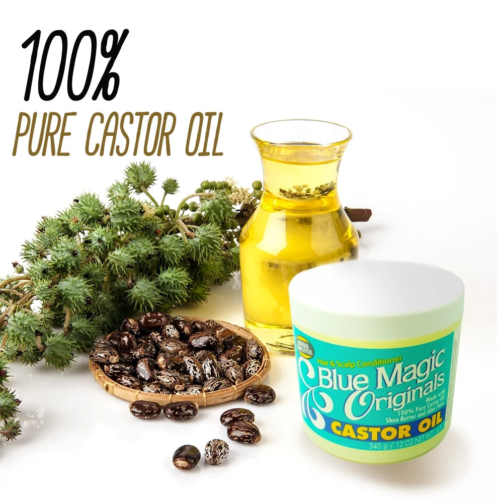 Blue Magic Original Castor Oil 12oz
