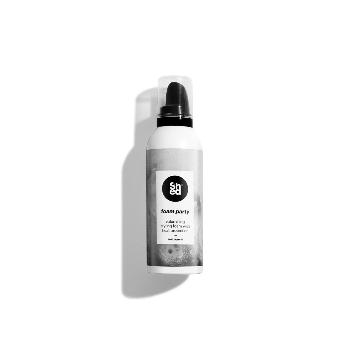 SHED Foam Party Volumising Styling Foam With Heat Protection 200ml