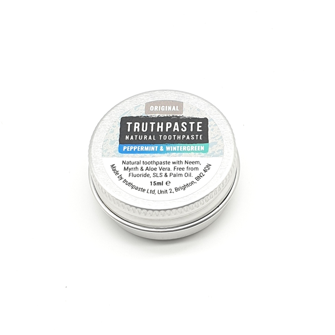Truthpaste Original Peppermint & Wintergreen Travel Toothpaste 15ml