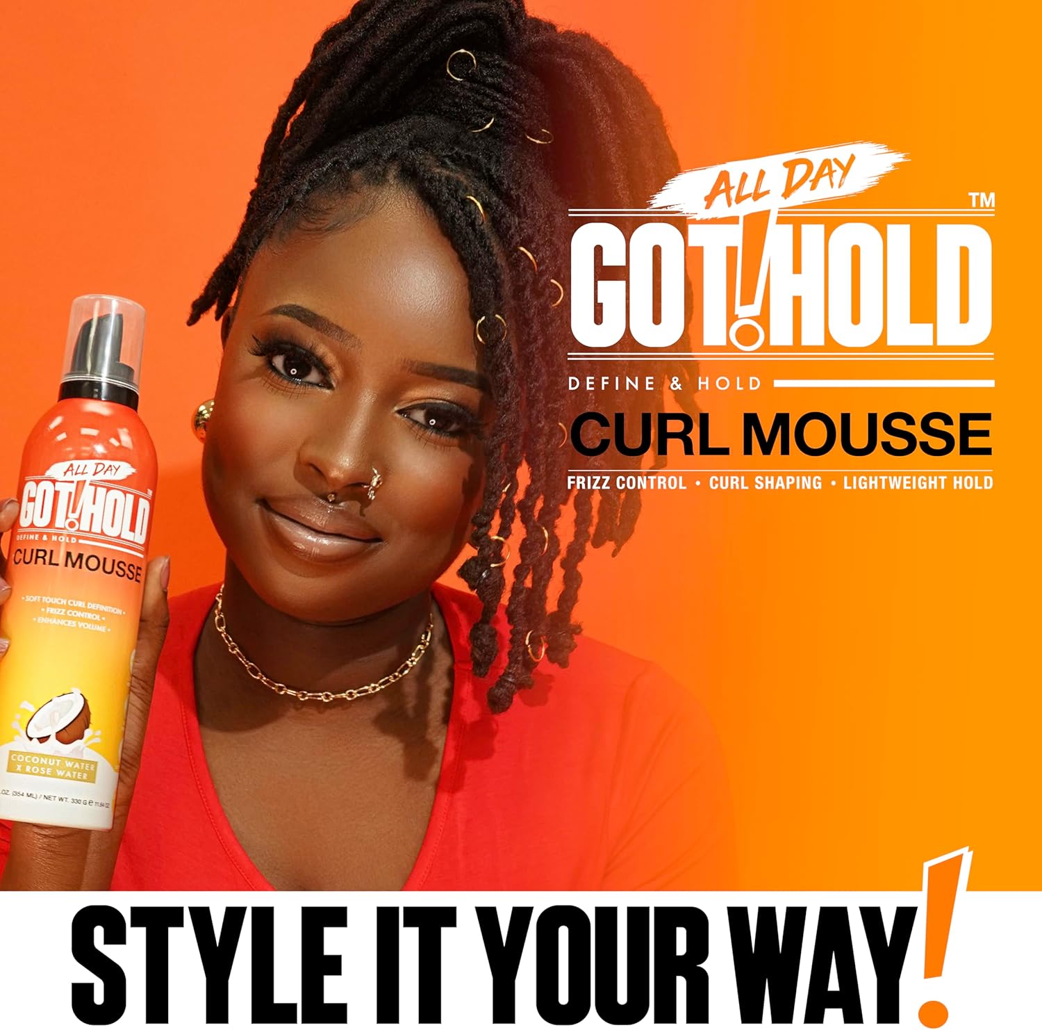 All Day Got Hold Define & Hold Curl Mousse