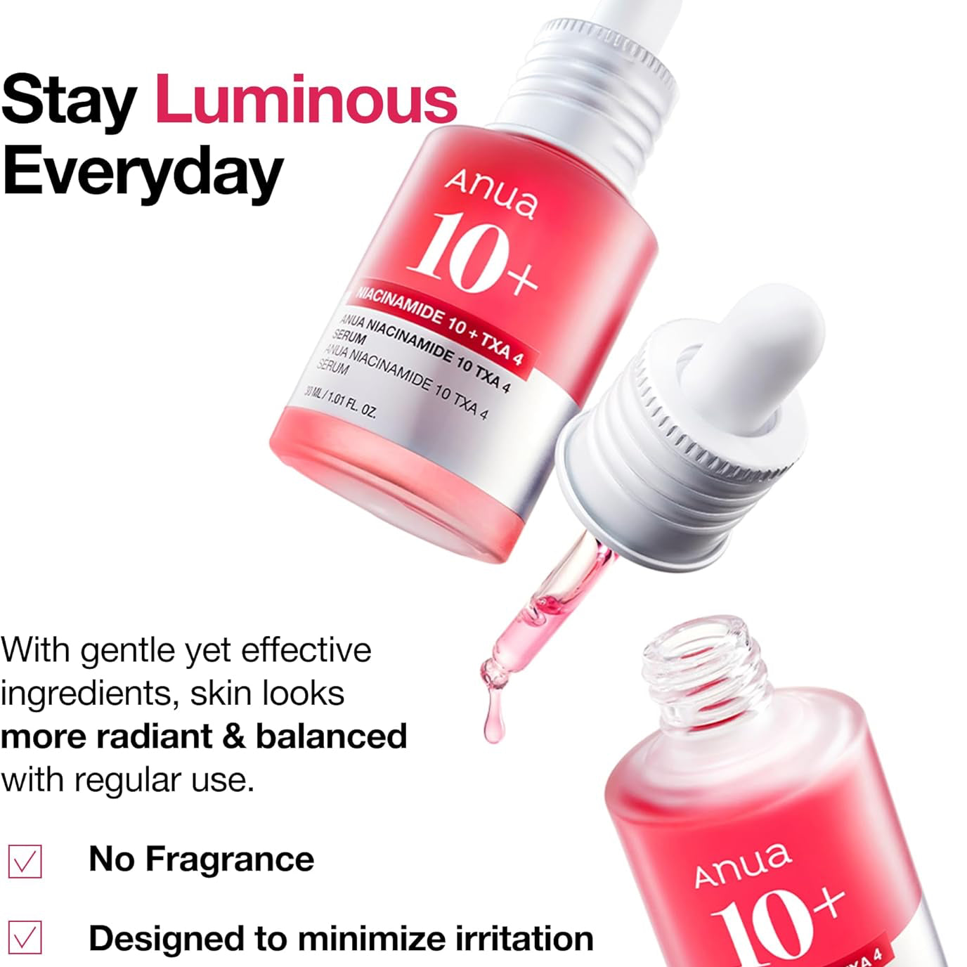 Anua Niacinamide 10% + TXA 4% Dark Spot Correcting Serum 30ml