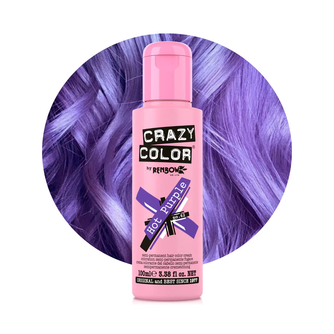 Crazy Color Semi Permanent Hair Dye 100ml