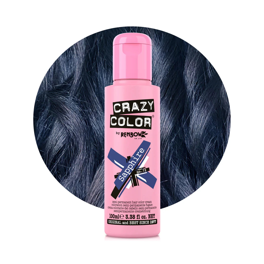 Crazy Color Semi Permanent Hair Dye 100ml