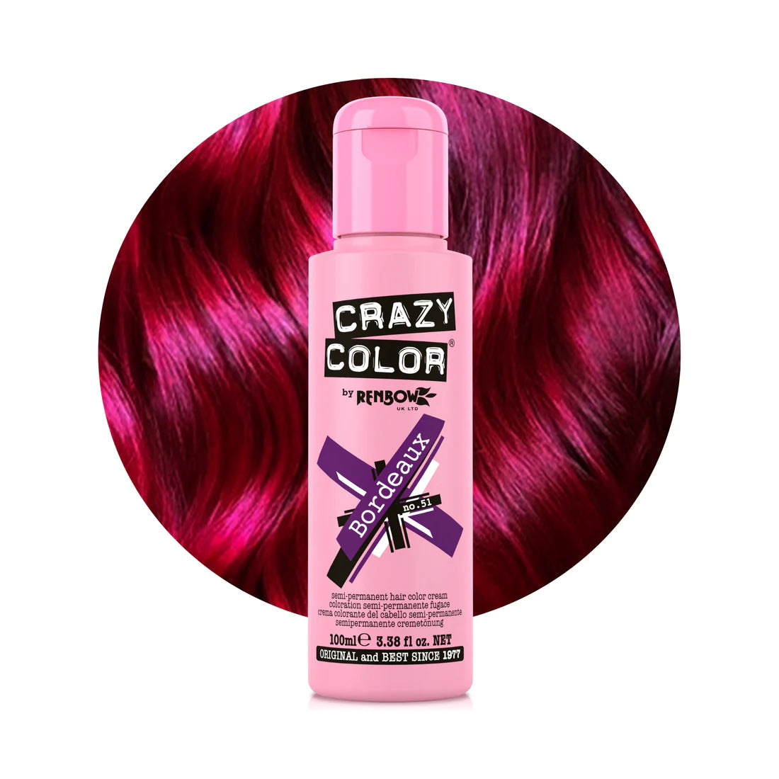 Crazy Color Semi Permanent Hair Dye 100ml