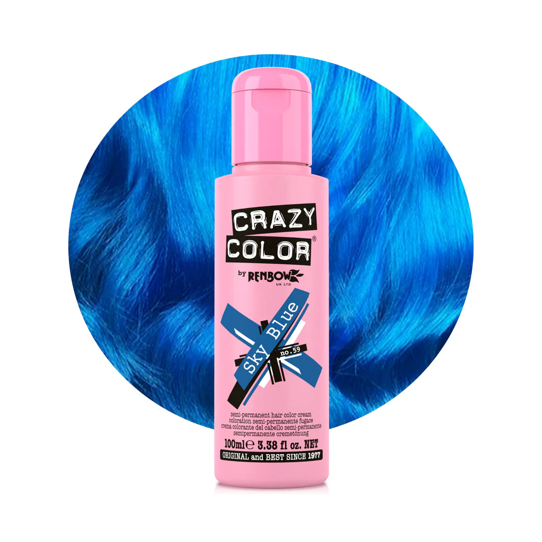 Crazy Color Semi Permanent Hair Dye 100ml